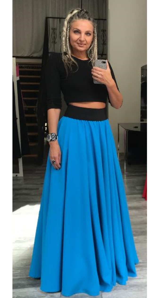 DLOUHÁ SUKNĚ - maxi sukně BOROS-SK-L-LBL 02